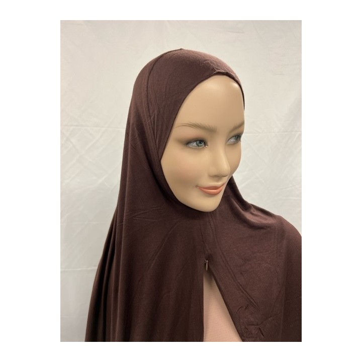 GROSSISTE HIJAB 3 EN UN AVEC SON ZIP