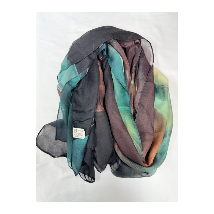 Écharpe aux motifs abstraits élégants