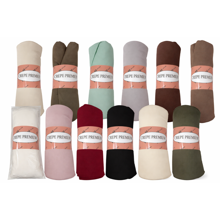 GROSSISTE ECHARPE CREPE PREMIUM