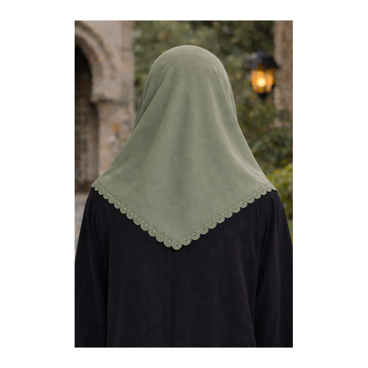HIJAB ENFANT FINITION DENTELLE