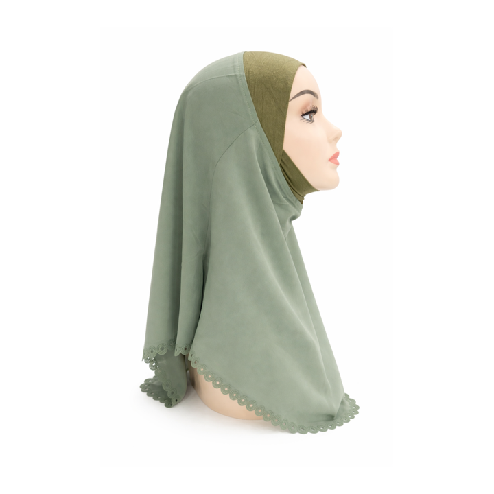 HIJAB ENFANT FINITION DENTELLE