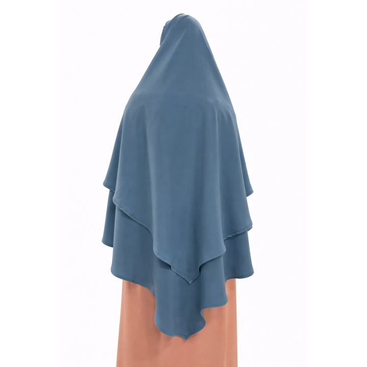 GROSSISTE KHIMAR 2 VOILES SOIE DE MEDINE