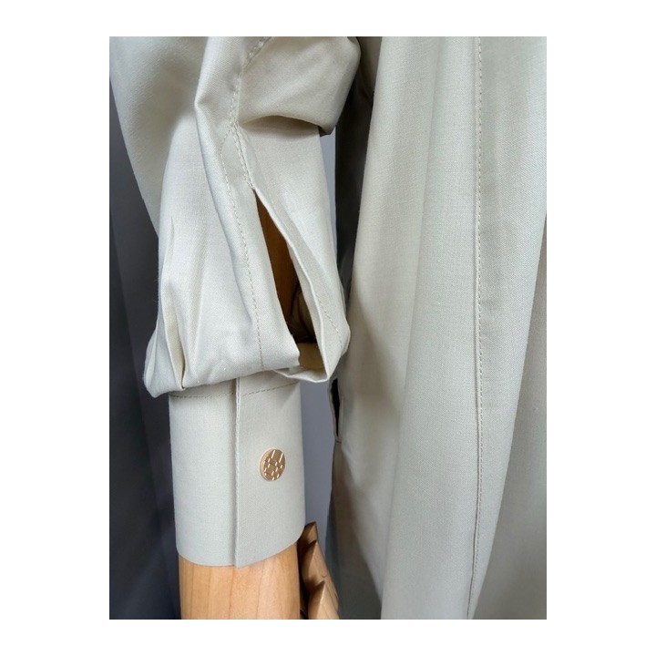 QAMIS COL CHEMISE BOUTON DOREE