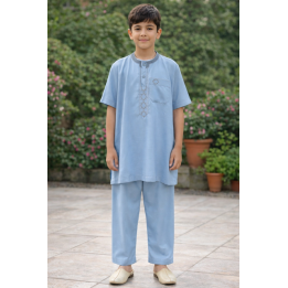 GROSSISTE ENSEMBLE PAKISTANAIS ENFANT MANCHE COURTE