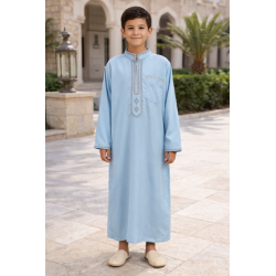 GROSSISTE QAMIS ENFANT COL ZIP