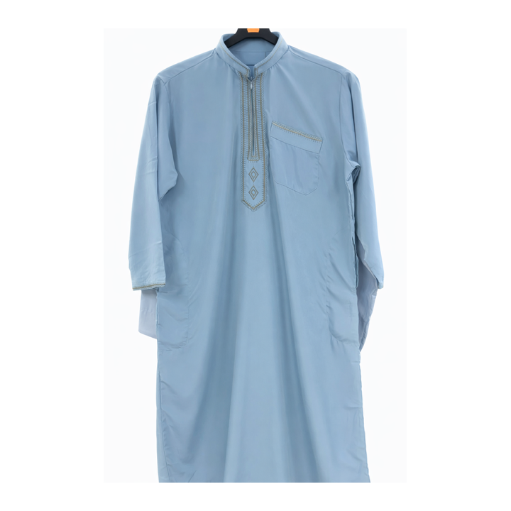 GROSSISTE QAMIS ENFANT COL ZIP
