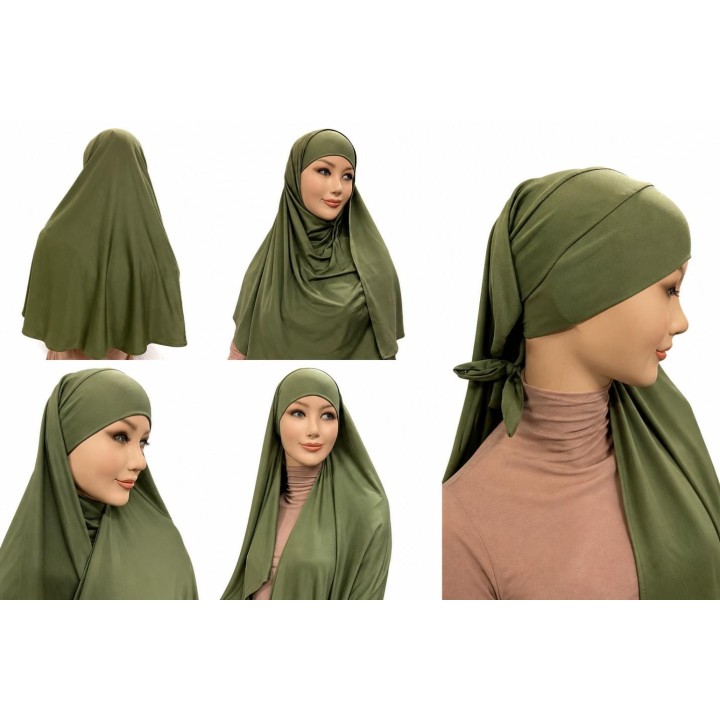 Grossiste hijab half moon TISSU MODAL