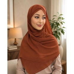 HIJAB BONNET CROISE ET...