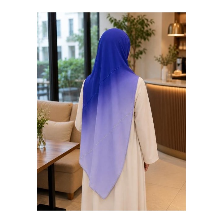 GROSSISTE ECHARPE DEGRADEE STRASS