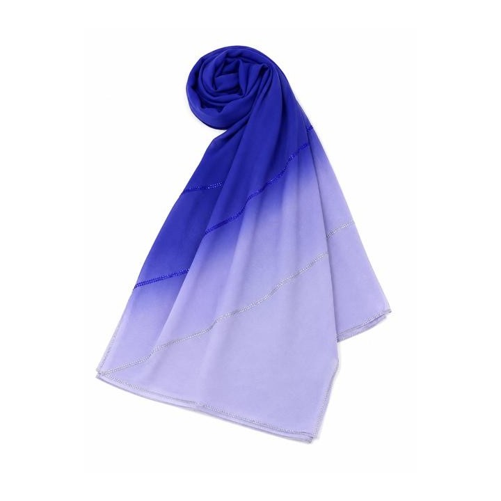 GROSSISTE ECHARPE DEGRADEE STRASS