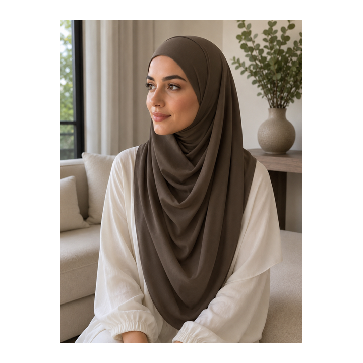 GROSSISTE ECHARPE JERSEY PEACH TOUCH LIQUIDE