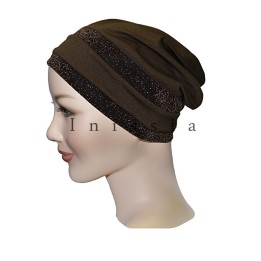 bonnet fermé lurex