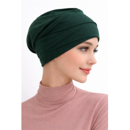 BONNET CROISE VISCOSE PETITES FRONCES