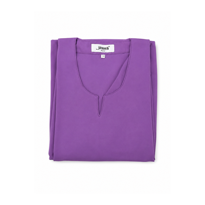 ROBE FILLE AVEC SON KHIMAR MOTIFS PERFORES