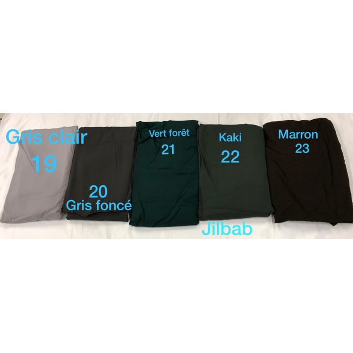 Jilbab 1 pièces - Grossiste vêtement femme musulmane