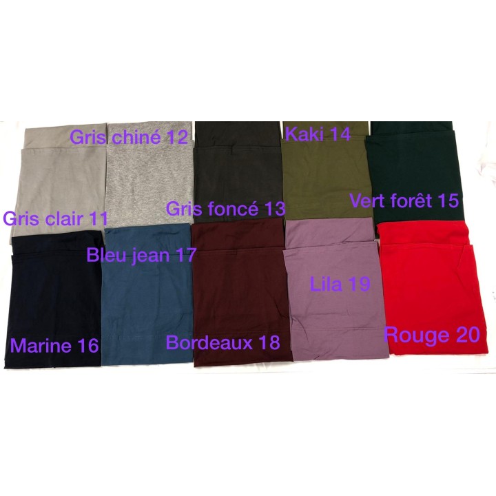 Hijab coton 2 pièces - Grossiste Inissia
