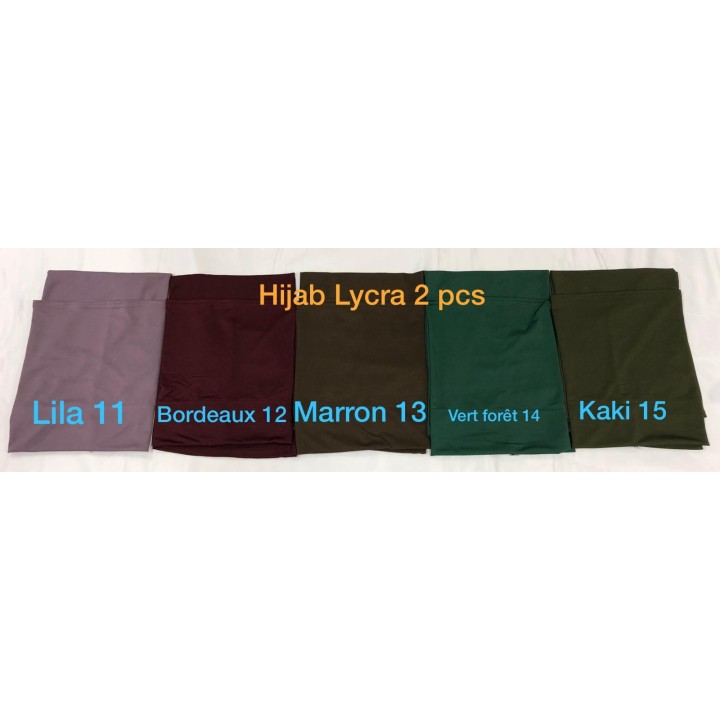 Hijab lycra 2 pièces - Grossiste Inissia