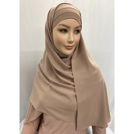 Grossiste hijab soie de médine 3 plis
