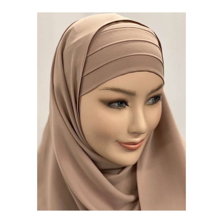 Grossiste hijab soie de médine 3 plis