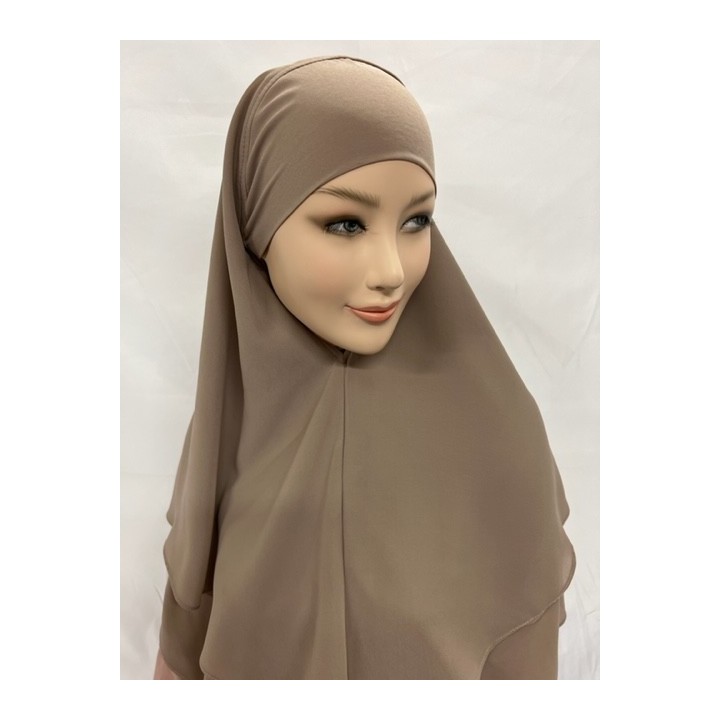 GROSSISTE HIJAB 2 VOILES EN MOUSSELINE